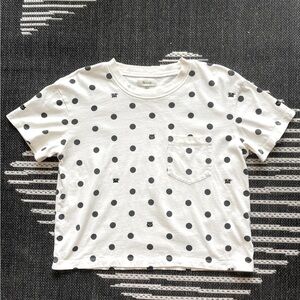 SOLD- MADEWELL - Dot and Cat Tee